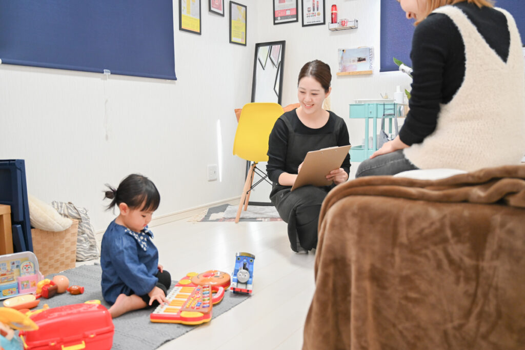 お子さま連れの写真